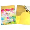 EVG Evergreen Goods - Adesivi in vinile formato A4, lucidi, 10 fogli, colore: oro