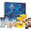 Riso Scotti Snack Box Senza Glutine - 26 Snack Dolci e Salati - 5 Cannoli Nocciola, 5 Crackers 100% Riso, 8 Brownie e 8 Cookie, Idea Regalo