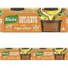 Knorr Cuore di Brodo Delicato, Pronto da Diluire, Con Verdure da Agricoltura Sostenibile, Senza Glutine, Senza Glutammato*, Senza Conservanti, 4 Vaschette da 28g (Confezione da 3)