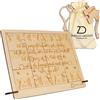 ZINELLO DESIGN - Puzzle in legno Annuncio di gravidanza per i vostri cari | Idea puzzle originale, regalo personale per futuri papà, nonne, nonni, padrini | Messaggio di nascita del bambino (con