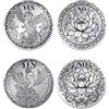 UNICRAFTALE 2 Pezzi 2 Stili Moneta Viaggiatore Temporale SfidaIncoraggiamento Token Promemoria Stoico Regalo Motivazionale Medaglione Commemorativo Stoicismo
