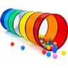 NUBUNI Tunnel Bambini XL 180 cm. : Psicomotricita Materiale : Tenda Tubo Gioco per Natale