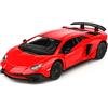TOKAXI 1/36 Scala Lamborghini Aventador LP750-4 SV Diecast Modellino auto, veicoli ritirati, auto giocattolo, regali auto per ragazzi e ragazze (rosso)