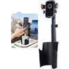 BNTTEAM Treppiede portatile universale da pavimento per tablet, con adattatore per staffa per tablet da 4,7 a 14,5, girevole a 360°, altezza regolabile, per visualizzare foto, film, video + borsa