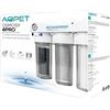 AQPET Impianto Osmosi Inversa 4PRO a Bicchiere 50 Galloni per Acquari, Bianco