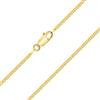 PLANETYS - Catenina per Bambini Argento Sterling 925 Placcato Oro 18K Modello Marinara Larghezza 1.8 mm Lunghezza: 32 cm