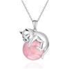 Fryneauy Animale Carino Argento Sterling S925 Collana Con Ciondolo Ciondolo Con Animale Ciondolo Regali Per Donne IT