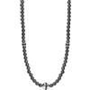 Mabina Gioielli - Collana Uomo - Collana in argento con ematite - 553591