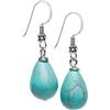 Treasure Bay TreasureBay - Splendidi orecchini a goccia fatti a mano in argento Sterling 925, con pietre preziose naturali, Misura unica, Gemma, Naturale