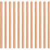 Sinbana 12pz Modanature Legno Decorativo, Lunghe 40cm Finiture Legno Decorativo Listelli Modanature Non Finite per Fai da Te Casa Parete Porta Finestra Armadio Scaffale Decorazione (Stile Cilindro)