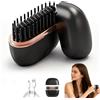 NAVESO Spazzola Lisciante Senza Fili, NAVESO Mini Piastra per Capelli con Temperatura a 3 livelli, Piastra Capelli da Viaggio Ricaricabile Portatile da 2000 mAh, Mini Hair Straightener per Bagnati e Asciutti