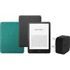 Amazon Kindle Paperwhite (2024 Release) 16 GB Senza pubblicità Con custodia trasparente verde giada e adattatore da 9 W