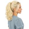 CAISHA 30cm Posticcio Per Capelli Helena Con Pinza Capelli Voluminoso Parrucche Donna Ondulato Biondo Platino H133