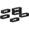 Chofit per Suunto Spartan Sport Wrist HR Baro Cinturini Silicone Keeper Chiusure bloccaggio compatibili per Suunto Spartan Sport Wrist HR Baro/Suunto 9 Baro/Spartan Ultra Black (confezione da 6)