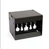 ADCSHOP Slitta Tiro Airsoft e Aria Compressa con 5 Bersagli Autoreset in Acciaio