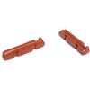 London Craftwork 2 x pastiglie freno di ricambio per bici BROMPTON ARANCIONE