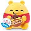 Snackles Disney 8-inch Plush (Winnie the Pooh &Honey) by ZURU- Peluche ultra-morbido con accessorio snack, peluche collezionabile per bambini, adolescenti e fan Disney