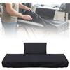 REMAGIC Copertura per tastiere, copertura antipolvere per tastiera di pianoforte, 88 tasti, colore nero, a prova di sporco, con supporto per spartiti musicali, copertura impermeabile per tastiera elettrica