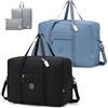 SPAHER 2X Borsone 55x40x23 Lufthansa Wizzair Eurowings Bagaglio a Mano Borsa da Viaggio Cabina Palestra Pieghevole 50L Borsa a Mano Travel Duffle Bag