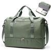 SEAFEW Borsone da Viaggio,Bagaglio a Mano 45x36x20 Easyjet Borsa da Viaggio con Scomparto per le Scarpe, Borsa da Cabina Easyjet Borsa Sportiva Borsone da Palestra da Weekend,M01-Verde militare