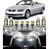 BMT xms 18pz Kit di Luci LED per Interni per BMW 3 Series E93 Convertible 2008-2013, Lampadine LED per Interni Auto e Camion 6000K Bianco Luminoso