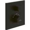 Villeroy & Boch Universal Taps & Fittings rubinetto doccia da incasso con termostatico, TVS000039000K5, Universal Taps & Fittings nero opaco [Rubinetteria Bagno > Rubinetteria Doccia]