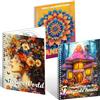 Aannanl 3 Libri Mandala da Colorare per Adulti Spirale - Rilassarsi