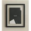 Kazai. Cornice Foto 'Toke' | A5 / 13x18 / 10x15 | Cornici in legno di design da Berlino | Con passepartout e doppio vetro | Decorazione in legno | Quercia, nero