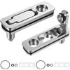 But Oswetf Accessori per Zippo Accendini, 2 Pz Guarnizione per Inserto per Zippo Accessori, Ricambio in Metallo con Tampone in Feltro di Cotone per Pietre Focaie (Argento)