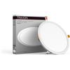 TRAXON LUXPOINT Piastra downlight LED - Filbert circolare 20,5 W luce calda 3000 K 1800 lm PS soffitto incasso driver integrato, taglio soffitto Ø195-200 mm IP20 interno (luce calda 3000 K 20,5 W)