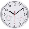 ACCSHINE Orologio da parete radiocontrollato da 25cm, senza ticchettio, silenzioso, funzionamento a batteria al quarzo, facile da leggere per camere, casa, cucina, camera da letto, ufficio, scuola