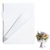 trabag 72 Fogli Carta Velina Bianca, 50 X 70cm Carta Velina Per Imballaggio, Carta Velina Bianca Per Il Progetto Fai-Da-Te Compleanno Vacanze Artigianato Decor