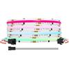 LOAMLIN Striscia LED COB - DC12 V Smart WS2811 RGB COB LED Strip 2 m, 720 LED/M 20 IC/M 1440 LED, ad alta densità, luci a colori uniformi, nastro flessibile per progetti fai da te (senza adattatore o