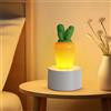 SOAIY Luce Notturna per Bambini Ricaricabile 2200mAh, 3 Modalità e Luminosità Regolabili, Lampada per Bambini con Sensore di Movimento, Luce LED a Forma di Carota, Regali per Bimbi