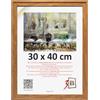 3-B Cornice portafoto SALO - marrone (rovere con venature ottiche del legno) - 30 x 40 cm - Cornice in legno, cornice per foto, cornice per documenti con vetro acrilico