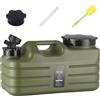 EUPXRHY Grandi Tanica Acqua con Rubinetto, Tanica Acqua Pieghevole Cisterna Acqua 100 200 300 500 1000 2000 Litri, Portatile Contenitore Acqua Piovana Flessibile Bidoncino Acqua da Giardino,200L