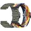 MaEiol 18mm Cinturino Nylon Intrecciato per Huawei Watch GT 6/5/4 41mm / Huawei Watch 5/GT 5 Pro 42mm /Garmin Venu 4/Venu 3S 41mm / Garmin Forerunner 265S/255S, Cinturino Sportivo per Donna Uomo