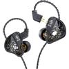 Yinyoo CCZ Harmony BC01 Pro - Cuffie intrauricolari con driver ibrido 1DD 1BA, 3 frequenze bilanciate IEM, audio stereo cablato, con spina da 3,5 mm, per musicisti e cantanti