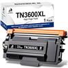 DOUBLE D TN-3600XL compatibile con Brother TN-3600XL TN3600 Toner per Brother MFC-L5710DW MFC-EX910 HL-L5210DW HL-L5210DN HL-L5215DN HL-L6210DW HL-L6410DN HL-L6415DN MFC-L5710DN DCP-L5510DW(1BK)