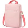 TiMOVO Custodia per Laptop per MacBook Air 13 pollici 2026 Modello A3449/A3240 con Chip M5/M4, Borsa da Trasporto con Manico e Tracolla, Rosa