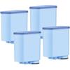 Molifal Filtro Acqua per Philips AquaClean CA6903/10, CA6903/22-4 Pezzi. Compatibile con Saeco Philips LatteGo. Senza BPA, anti-calcare, migliora il gusto