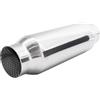 Simoni Racing ESR8 Marmitta Sportiva Universale, Uscita Rotonda Dritta, Marmitta Dritta per Auto in Inox, Lunghezza 305 mm