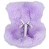 BOXOB Seggiolino Auto Bambole, Seggiolino Sicurezza Peluche con Clip Aria Condizionata per Bambole 17cm Divano Giocattolo Elegante Decorazioni per Auto Casa Display Scrivania (Viola)
