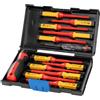 Högert Technik - Set di 13 cacciaviti isolati Kit - Cacciaviti magnetici a taglio e a croce - 1000V VDE - Impugnatura antiscivolo - Utensile elettrico universale