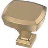 Franklin Brass P38483C-CZ-B - Pomelli smussati in bronzo champagne per cassettiera, cucina, porta armadio, mobili, 3,8 cm, confezione da 10