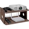BEARUT Mensola galleggiante per proiettore, scaffale per router, supporto da parete, supporto per TV, router WiFi, scatola di immagazzinaggio modem, copertura per decoder TV per Xbox, proiettore,