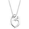 Elli Donna-collana in argento 925 lunghezza 45 cm 0102131312_45