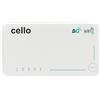 Cello Router portatile 5G Cello da viaggio, hotspot WiFi 6 AX1800 con slot SIM, Qualcomm X55, dual band 2.4/5 GHz, batteria 4000 mAh, router 5G/4G LTE sbloccato per viaggi, casa e outdoor