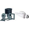 Gre AR100G - Skimmer per Piscina Standard + Valve d'impulsione, Colore Grigio & Skimmer Y REPUESTOS-Válvula de cierre 1/4 de vuelta+ 1 conector Ø 32/38 mm para Kit de filtración