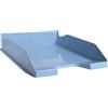Exacompta Set di 6 vaschette portadocumenti Combo Midi Bee Blue blu chiaro